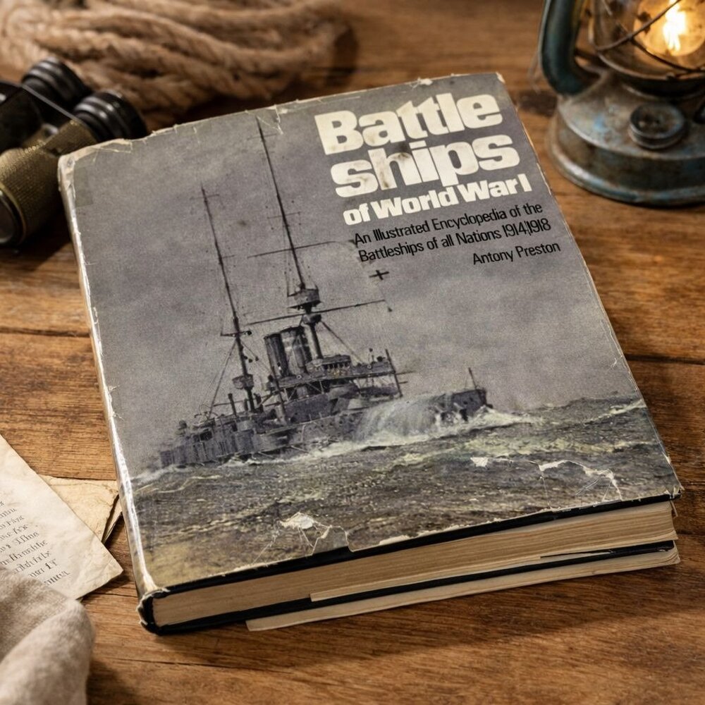 Battleships Of World War‎ I Hardcover Book By Antony Preston